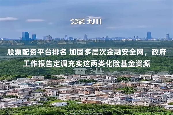 股票配资平台排名 加固多层次金融安全网，政府工作报告定调充实这两类化险基金资源